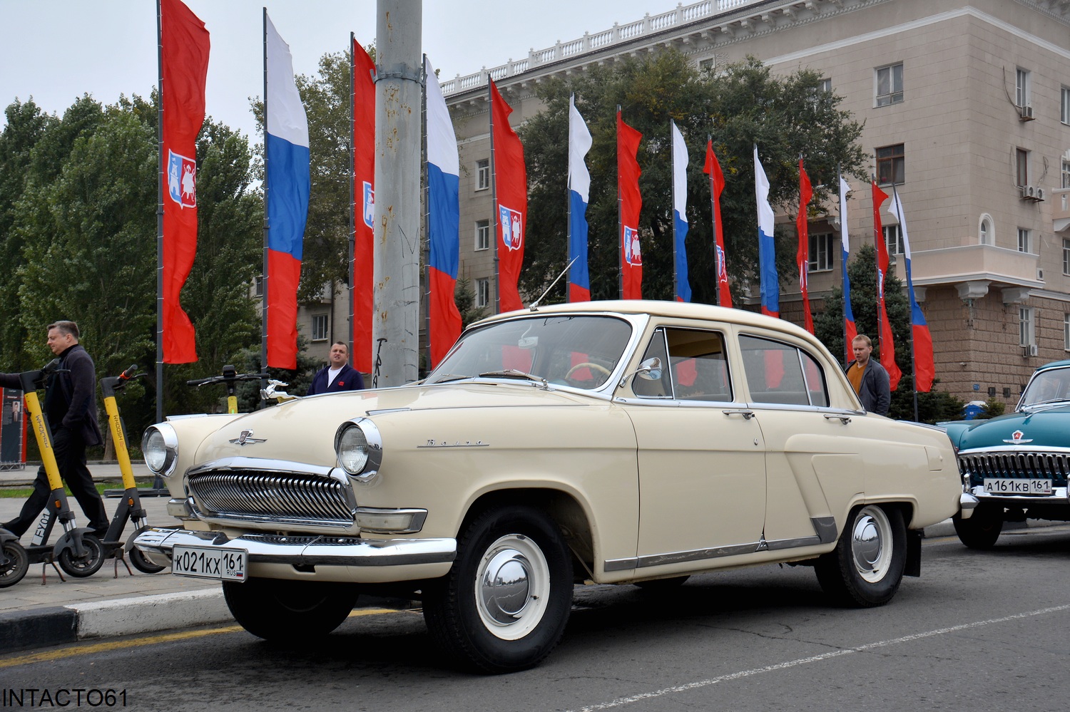 Ростовская область, № К 021 КХ 161 — ГАЗ-21УС Волга '65-70; Ростовская область — Автопробег "В честь юбилея выпуска ГАЗ-21"