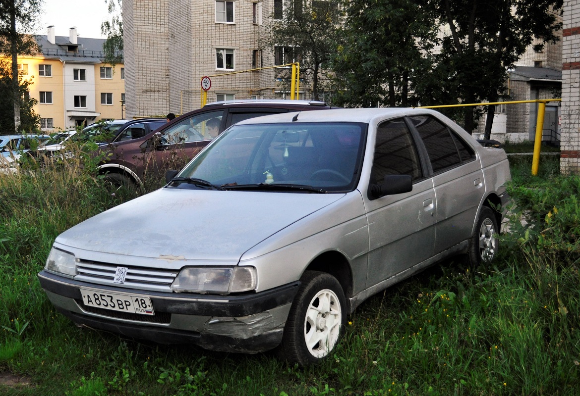 Удмуртия, № А 853 ВР 18 — Peugeot 405 '87-93