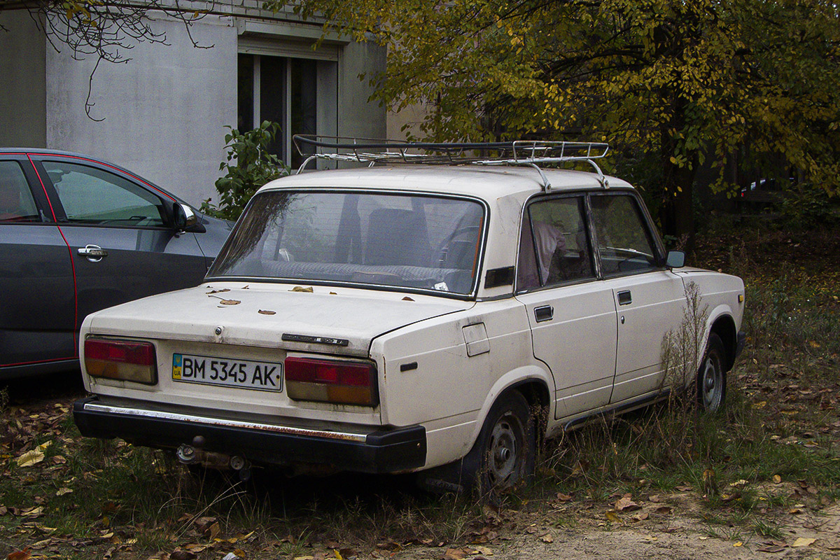 Сумская область, № ВМ 5345 АК — ВАЗ-2107 Жигули '82-91