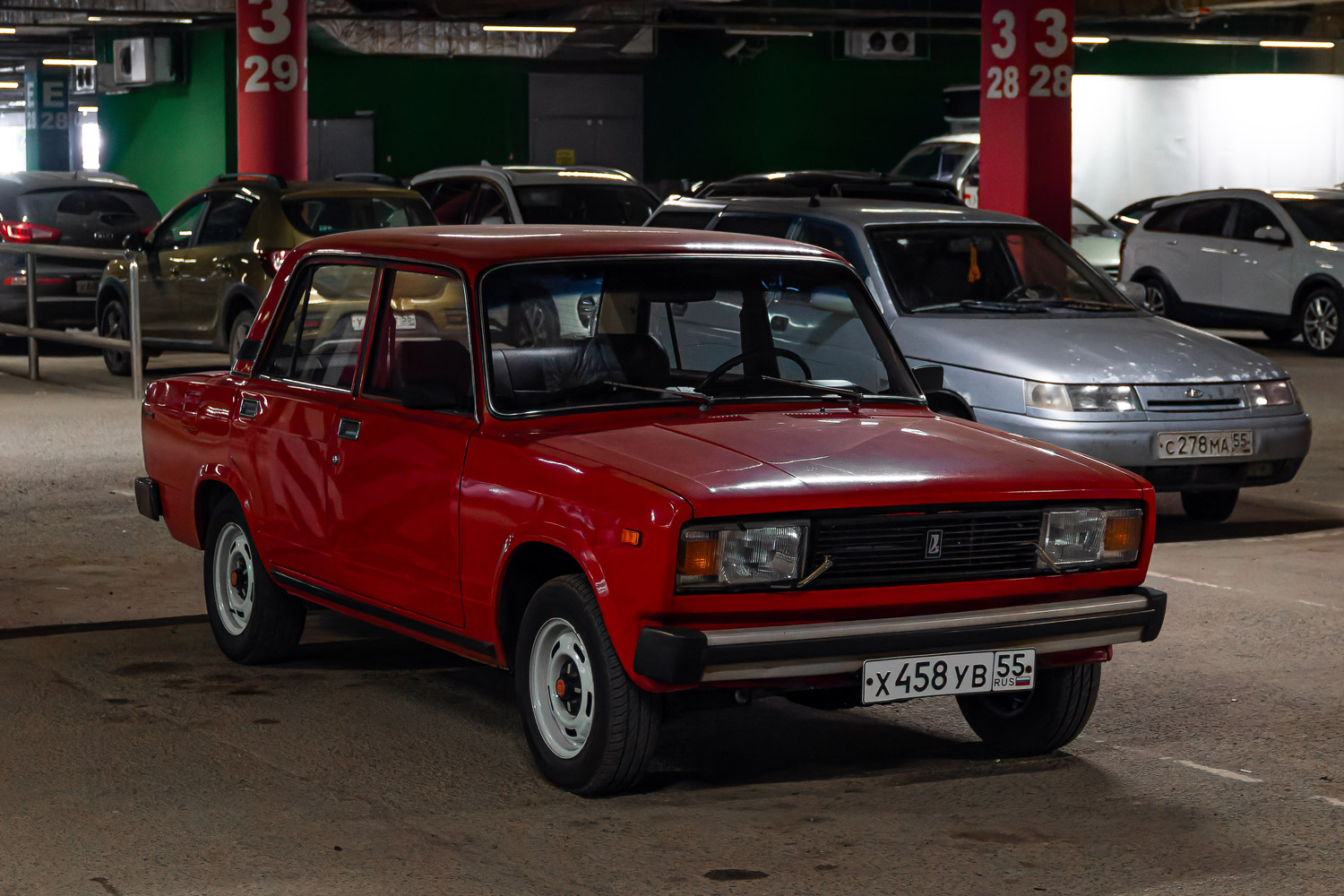 Омская область, № Х 458 УВ 55 — ВАЗ-2105 Жигули '80-91