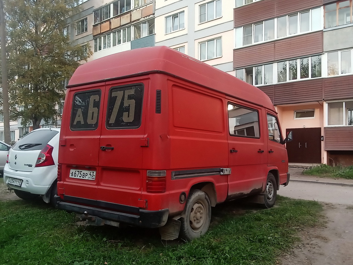 Кировская область, № А 675 ВР 43 — Mercedes-Benz MB100 '81-96