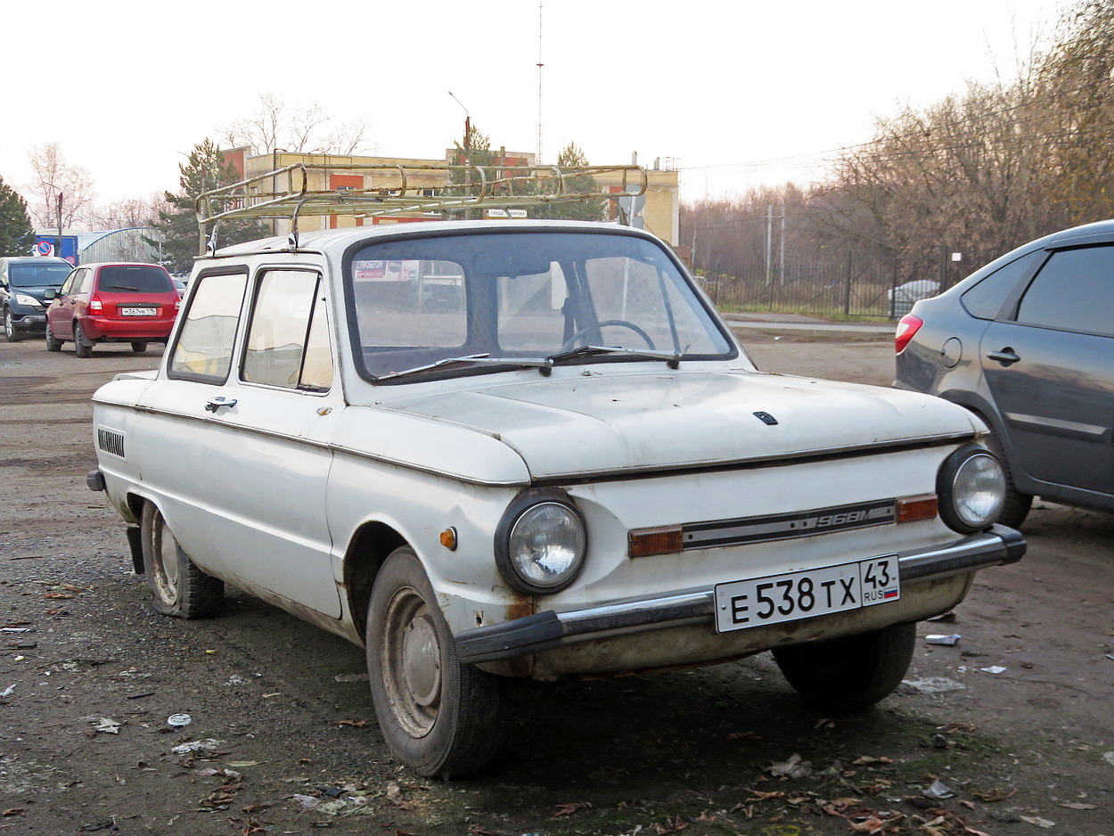 Кировская область, № Е 538 ТХ 43 — ЗАЗ-968М Запорожец '79-94