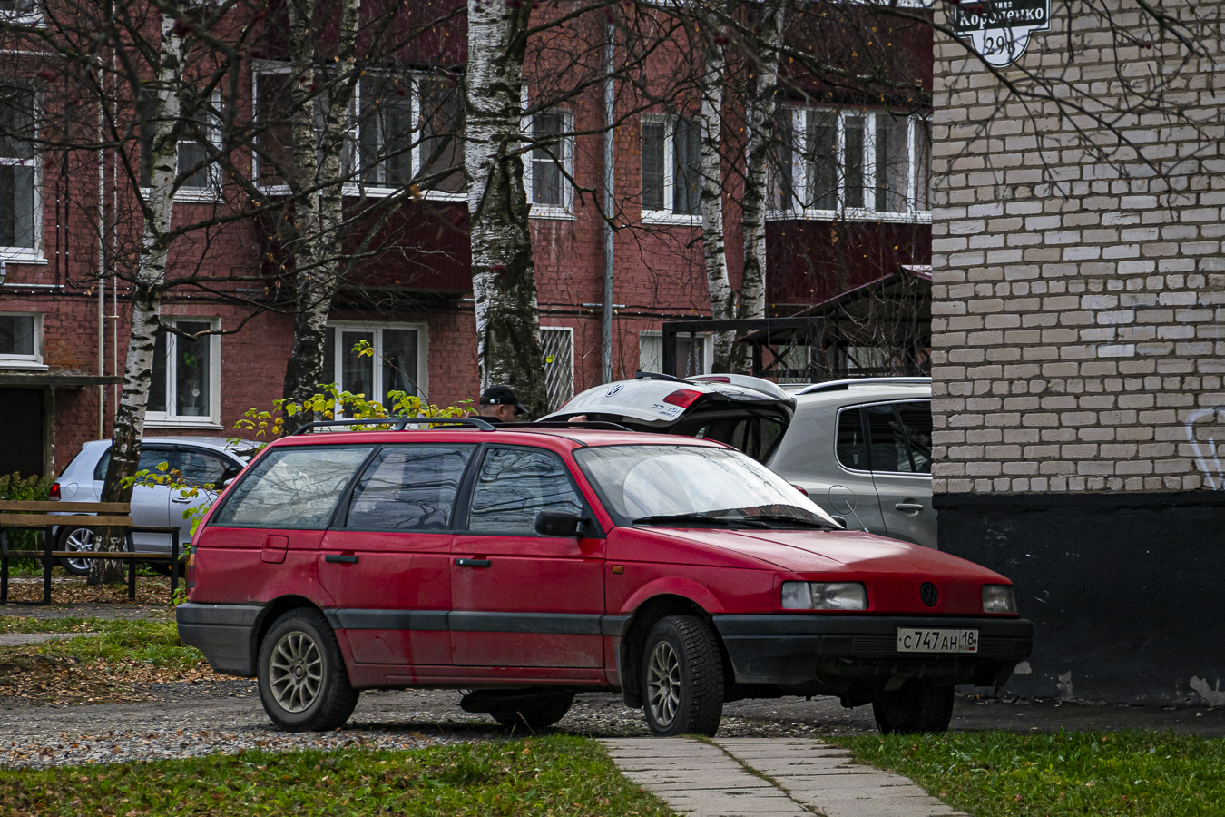 Удмуртия, № С 747 АН 18 — Volkswagen Passat Variant (B3) '88-93