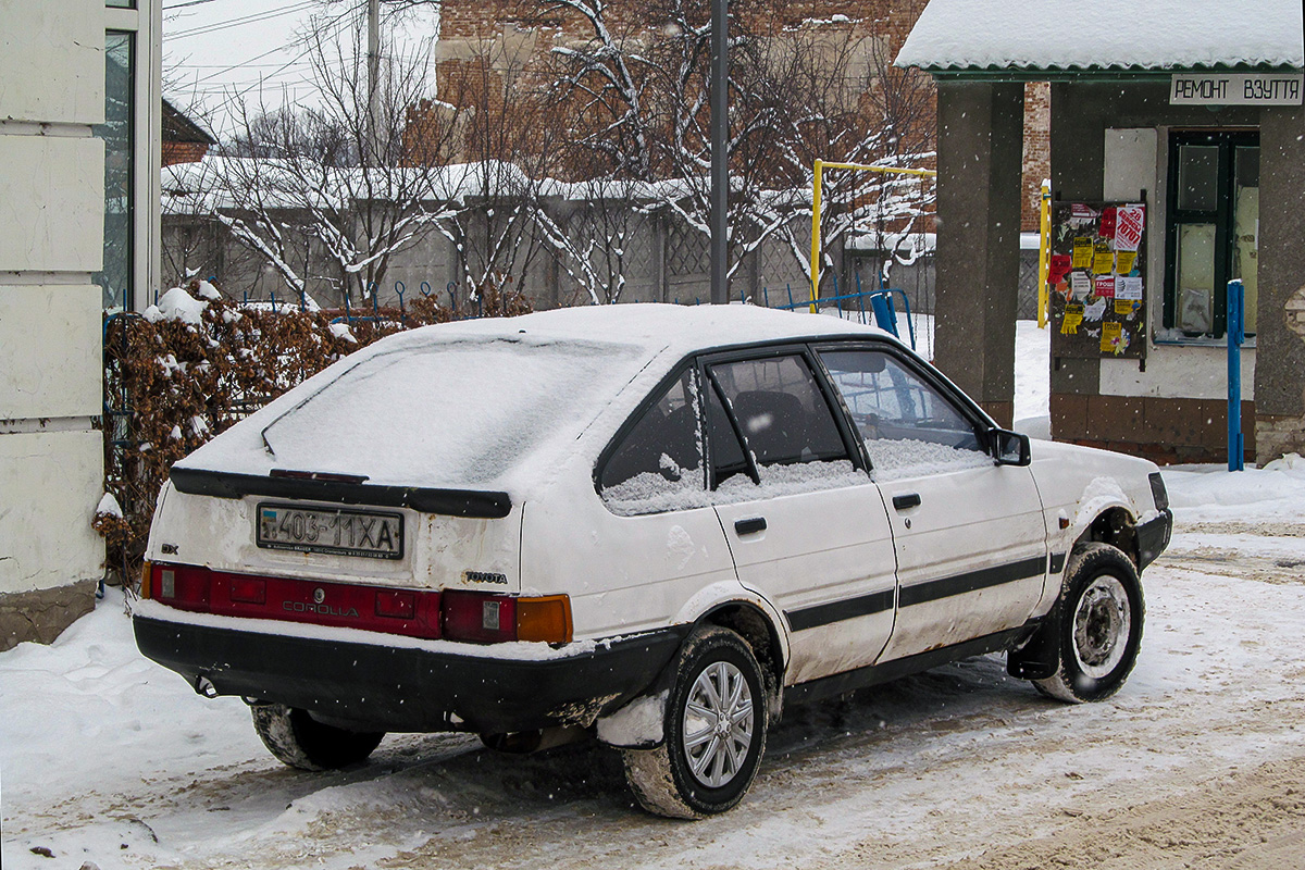Харьковская область, № 403-11 ХА — Toyota Corolla (E80) '83-87