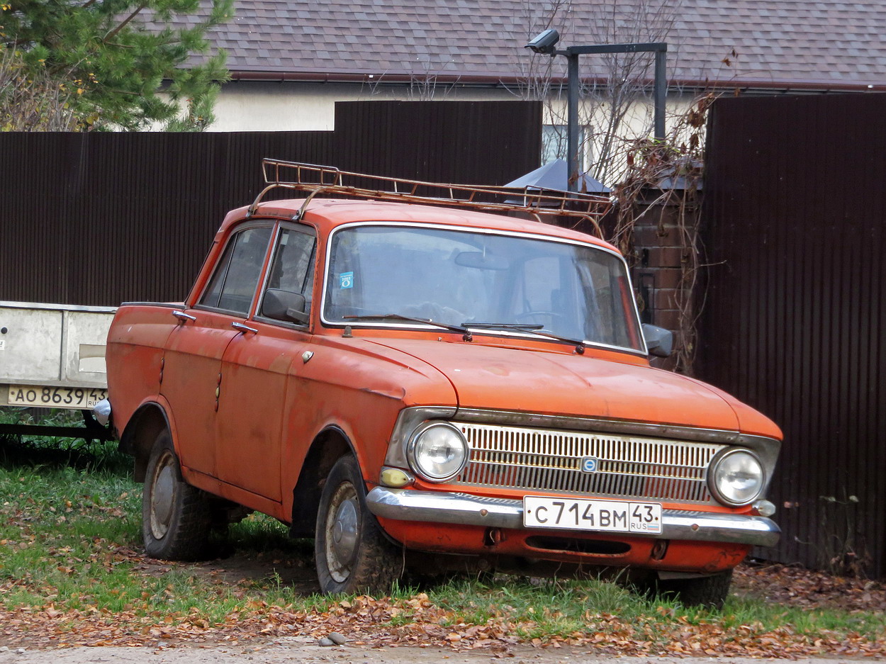 Кировская область, № С 714 ВМ 43 — Москвич-412ИЭ (Иж) '70-82