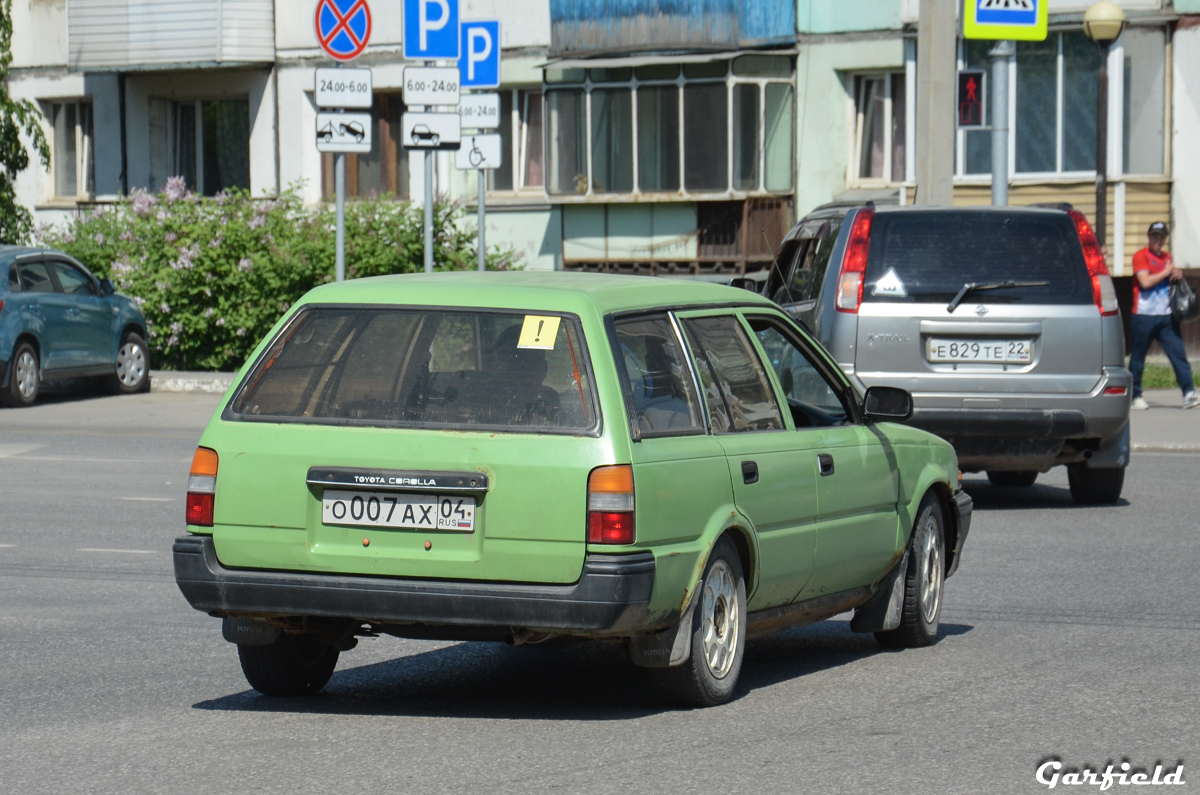 Алтай, № О 007 АХ 04 — Toyota Corolla (E90) '87-92