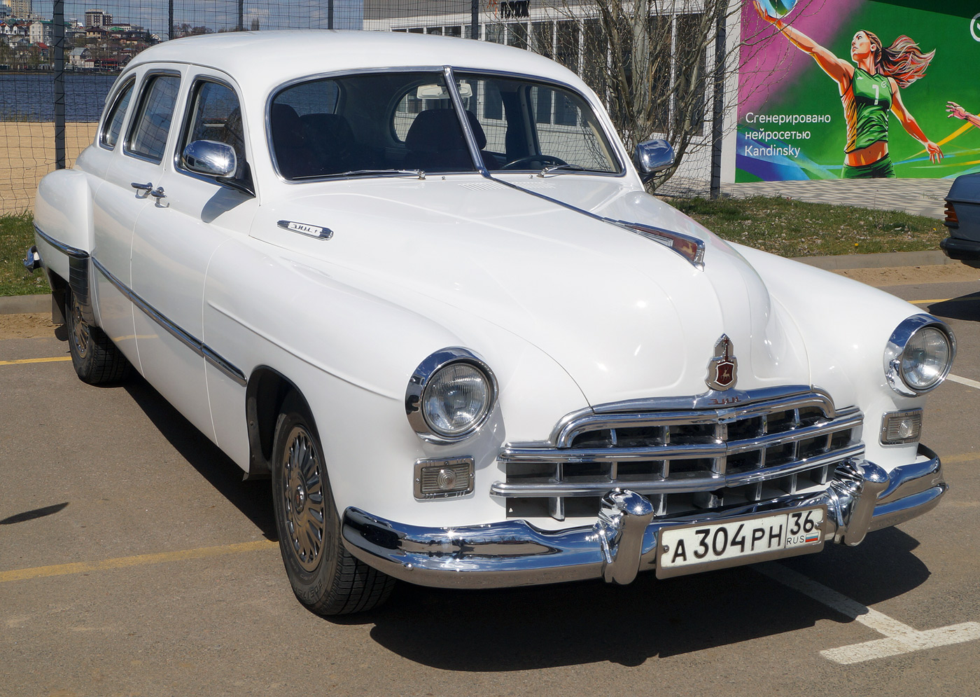 Воронежская область, № А 304 РН 36 — ГАЗ-12 ЗИМ '50-60; Воронежская область — Открытие сезона Автоклуб Ретро Воронеж 2026