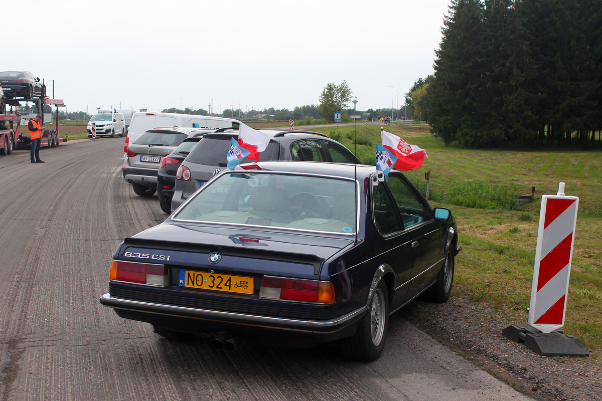 Польша, № NO 324 — BMW 6 Series (E24) '76-89; Литва — Baltijos kelias 35