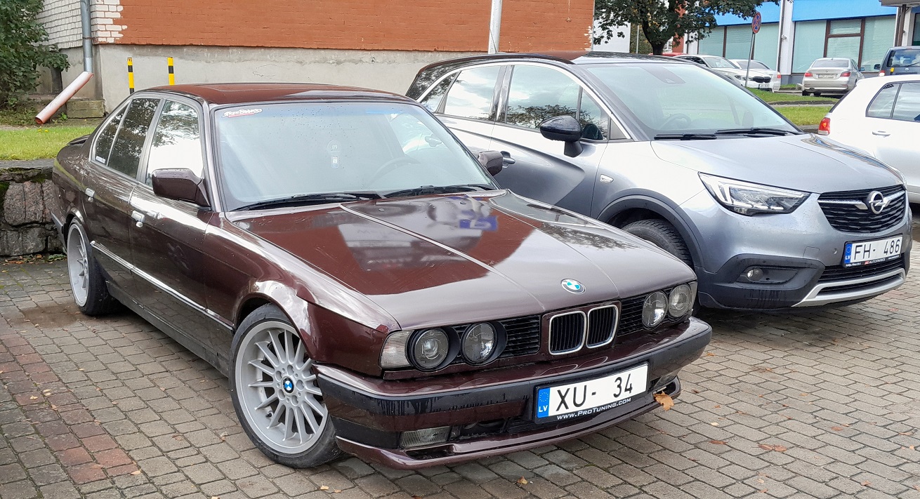 Латвия, № XU-34 — BMW 5 Series (E34) '87-96