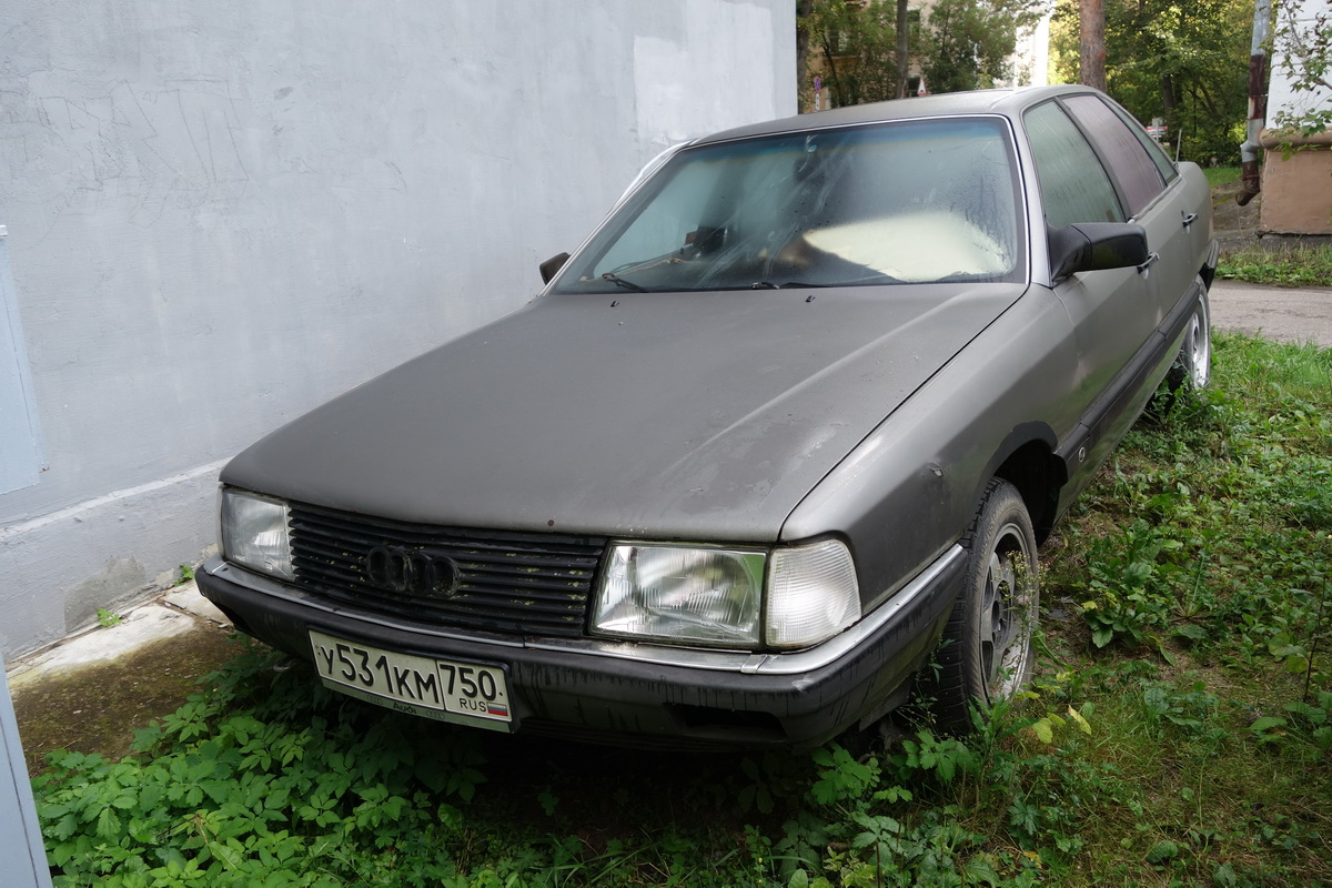 Московская область, № У 531 КМ 750 — Audi 100 (C3) '82-91