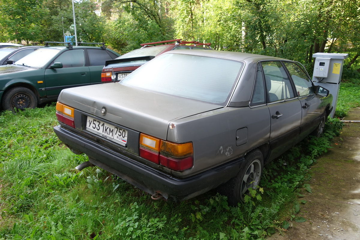 Московская область, № У 531 КМ 750 — Audi 100 (C3) '82-91