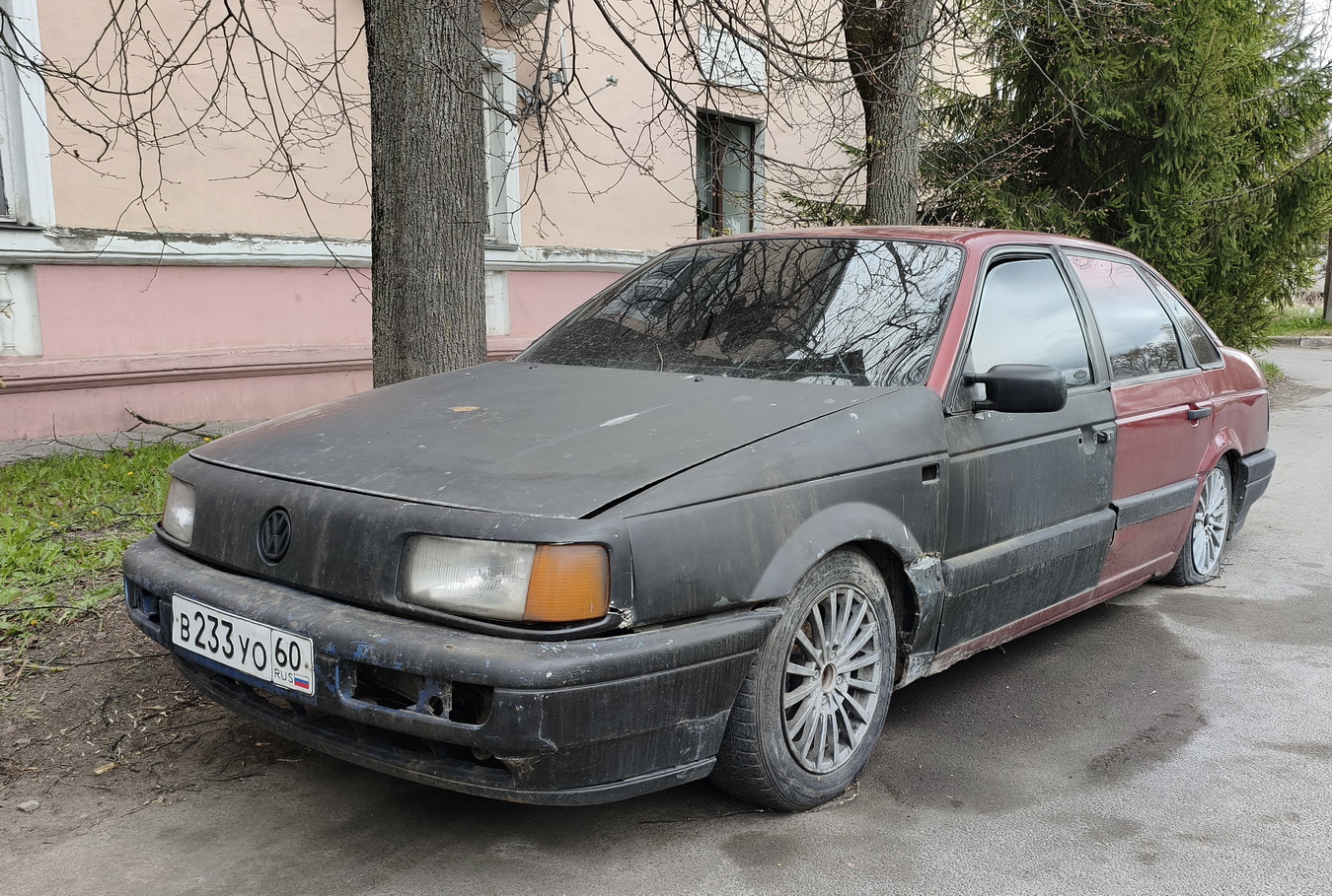 Псковская область, № В 233 УО 60 — Volkswagen Passat (B3) '88-93