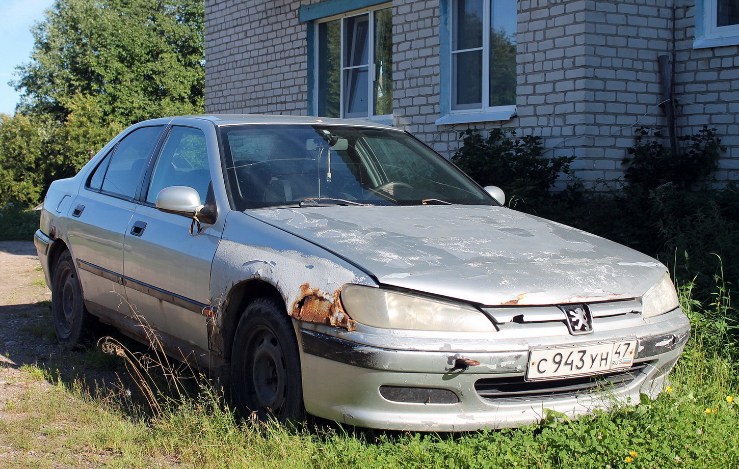Ленинградская область, № С 943 УН 47 — Peugeot 406 (1G) '95-99
