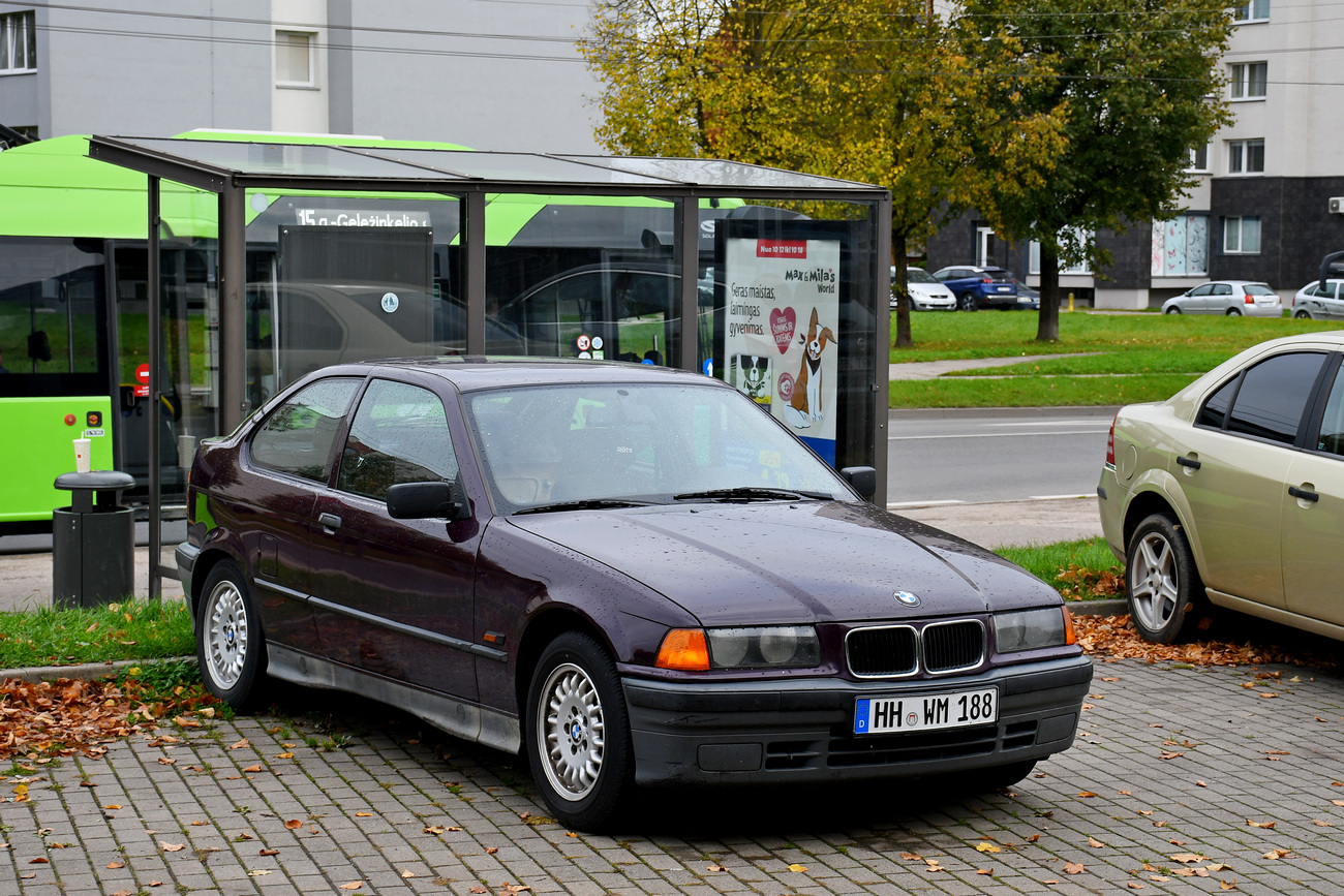 Германия, № HH-WM 188 — BMW 3 Series Compact (E36) '94-00