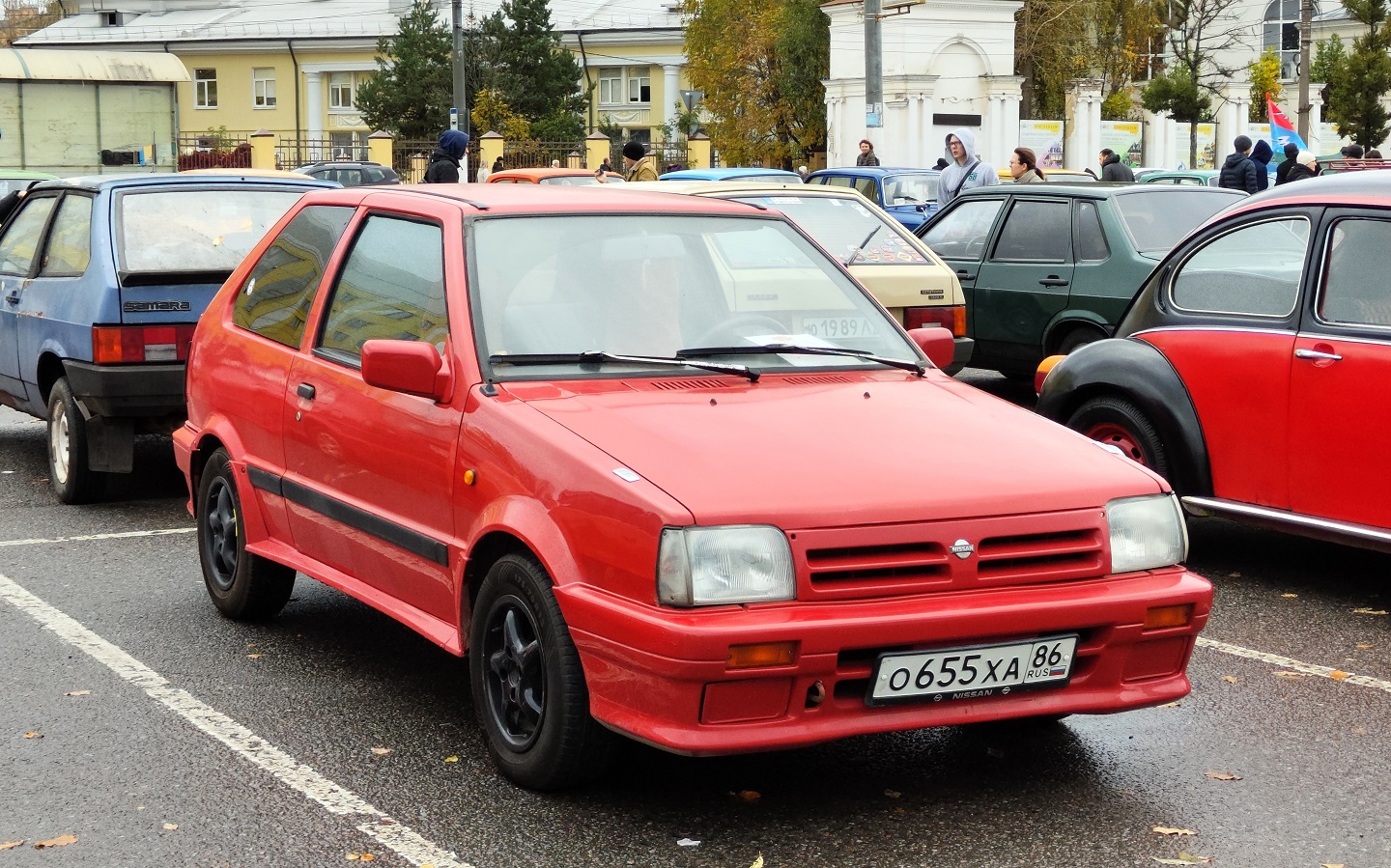 Ханты-Мансийский автоном.округ, № О 655 ХА 86 — Nissan Micra (K10) '82-92; Тверская область — Закрытие сезона 2026 Тверского ретро-клуба