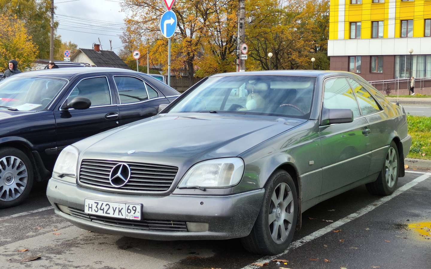 Тверская область, № Н 342 УК 69 — Mercedes-Benz (C140) '92-98; Тверская область — Закрытие сезона 2026 Тверского ретро-клуба