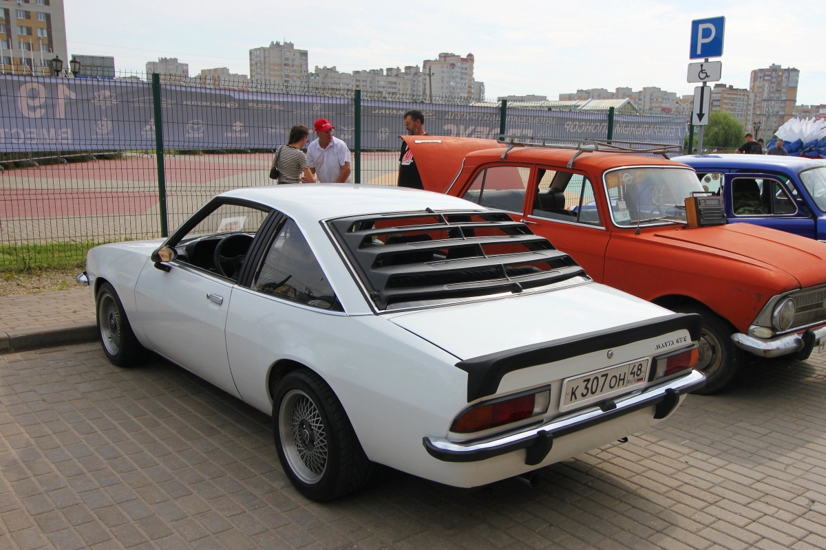 Липецкая область, № К 307 ОН 48 — Opel Manta (B) '75-88; Тамбовская область — Фестиваль легендарной техники 2025